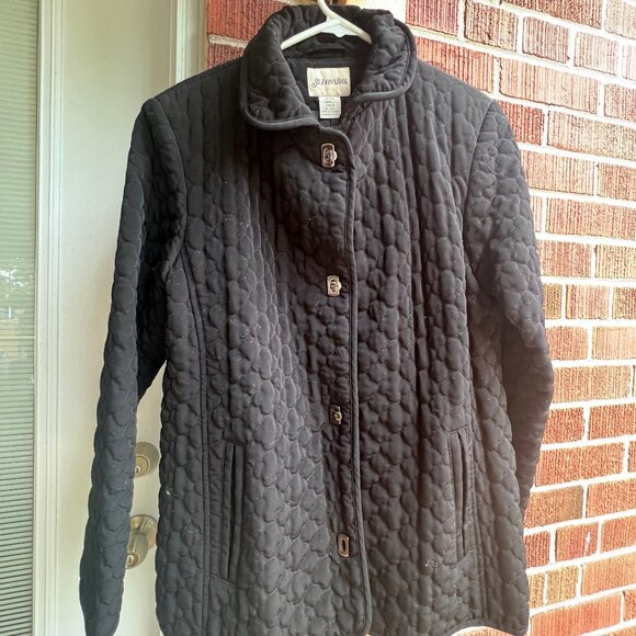 Black St John's Bay Jacket Size Small - Picture 1 of 9